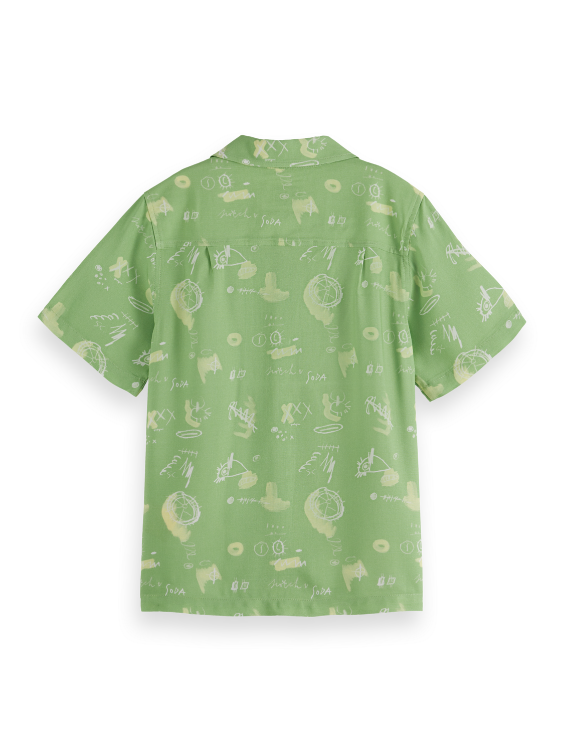 Scotch & Soda Boys Printed Short Sleeve Shirt_ 179466