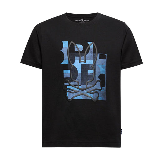 Psycho Bunny Kids Zealand Crew Neck T-Shirt_  B0U604F200-001