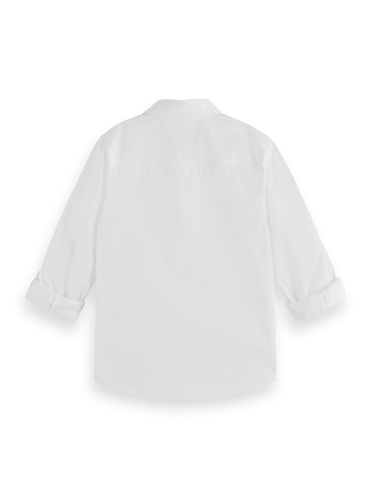 Scotch & Soda Boys Dobby Long Sleeve Shirt_ 179462