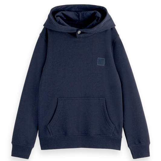 Scotch & Soda Boys Regular Fit Logo Badge Hoodie_ 179471