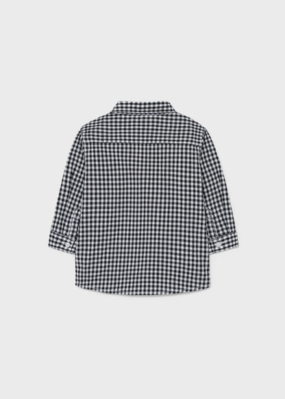 Mayoral Baby L/s Poplin Check Shirt 2145-58