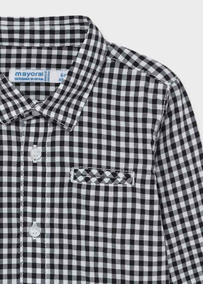 Mayoral Baby L/s Poplin Check Shirt 2145-58