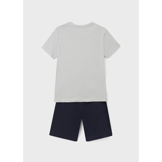 Nukutavake Shirt & Short Set _Navy 6638-81