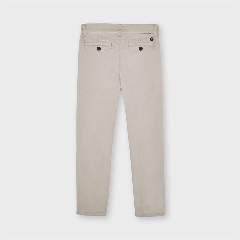 Nukutavake Chino Slim Fit Beige Cotton Pant 530-65