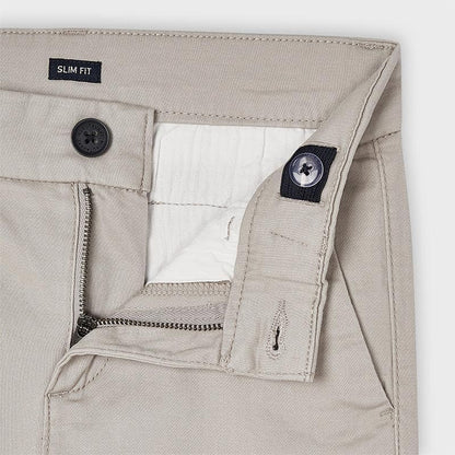 Nukutavake Chino Slim Fit Beige Cotton Pant 530-65