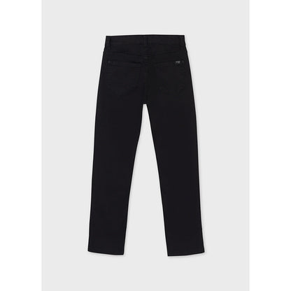 Nukutavake Boys 5 Pocket Slim Fit Basic Black Cotton Pants 582-34 212