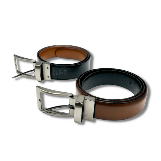 Boys reversible leather belt