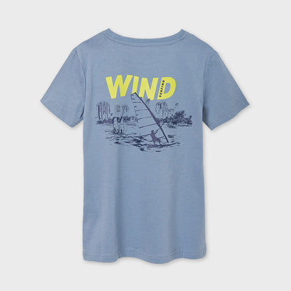 Nukutavake Boys Grey Sailing T-Shirt