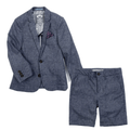Appaman Boys Chambray Suit Jacket & Shorts Set-NorthBoys