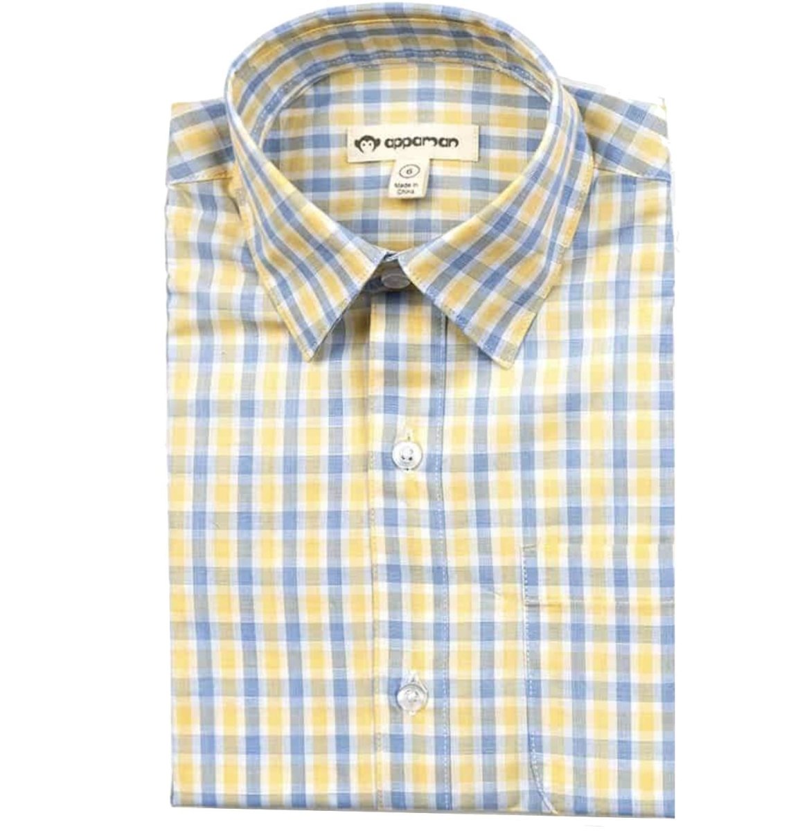 Appaman Shirt Yellow Plaid Shirt - NorthBoys