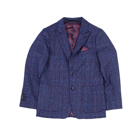 Isaac Mizrahi Boys Slim Fit Blue Blazer BL8218