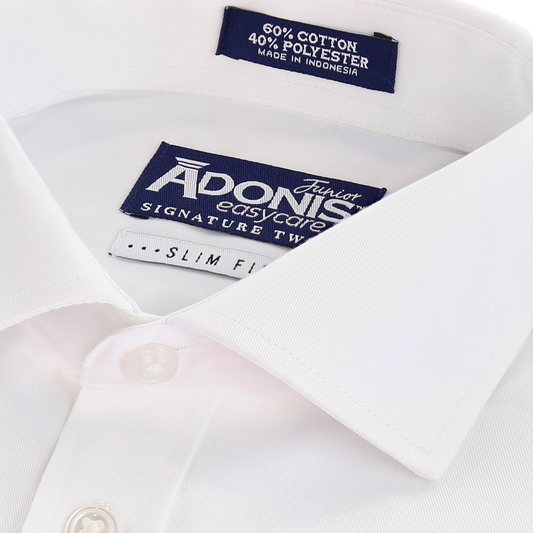Adonis Boys Easy Care Slim Fit Twill Dress Shirt_BPBTS-213