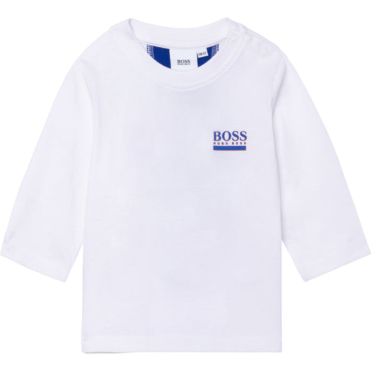 Hugo Boss Toddler T-Shirt with Stripe on Back J05877