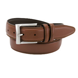 Florsheim Mens Pebble Grain Leather Belt 1136