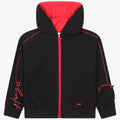 HUGO Hooded Zip - up Hoodie_Black_G25124 - 09B - NorthBoys
