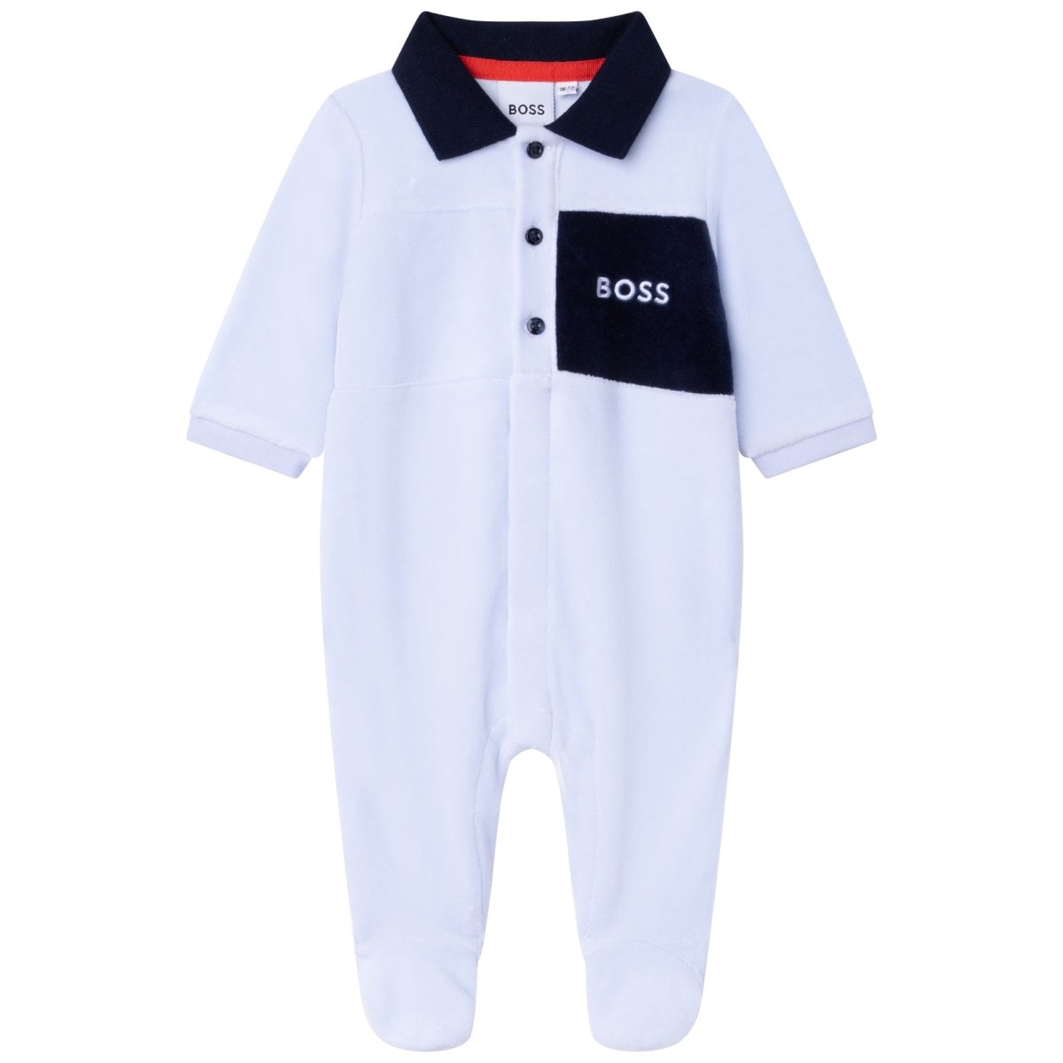 Hugo Boss Baby Polo Velour Sleeper_Blue J97195 - NorthBoys