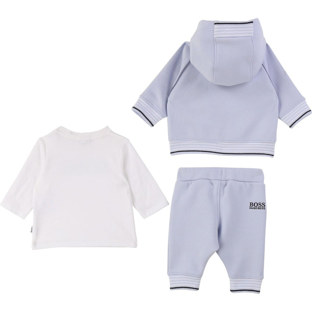Hugo Boss Baby T-Shirt & Sweatsuit Gift Set 192 J98256-NorthBoys