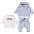 Hugo Boss Baby T-Shirt & Sweatsuit Gift Set 192 J98256-NorthBoys