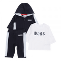 Hugo Boss Baby T-Shirt & Track Suit Set _Navy J98369-849-NorthBoys