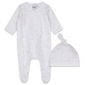 Hugo Boss Baby White Sleeper & Hat Set _ J98379 - 10B - NorthBoys