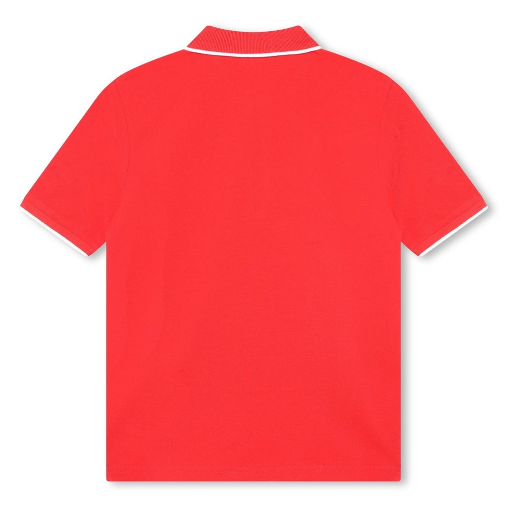 Hugo Boss Boys Basic Short Sleeve Polo _Red J25O25 - 991 - NorthBoys