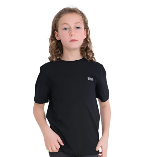 Hugo Boss Boys Basic T-Shirt - Crew Neck_ J25P14 - NorthBoys