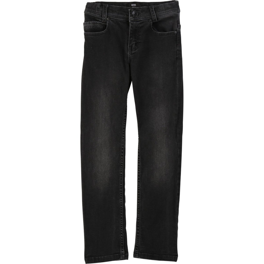 Hugo Boss Boys Black Skinny Jeans - NorthBoys