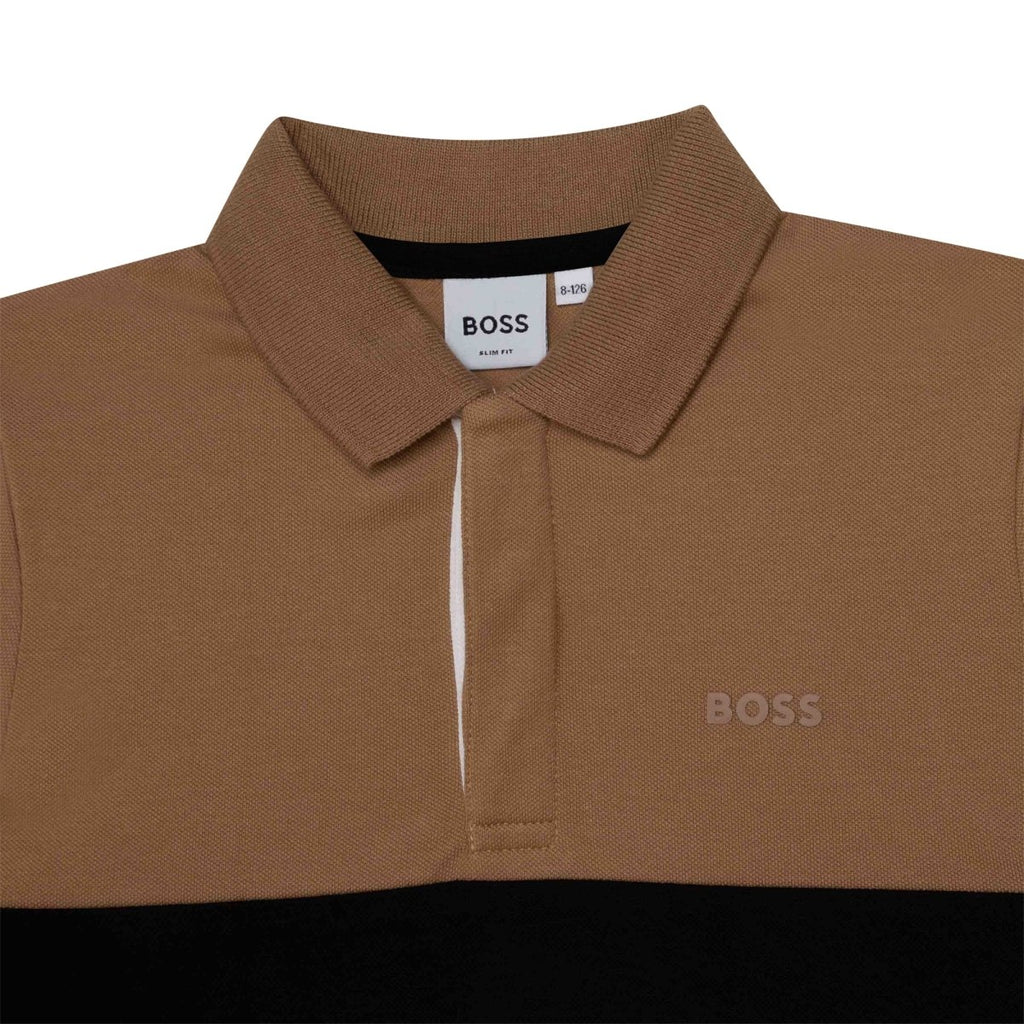 Hugo Boss Boys Color Blocked Polo _Black J25M31 - 269 - NorthBoys