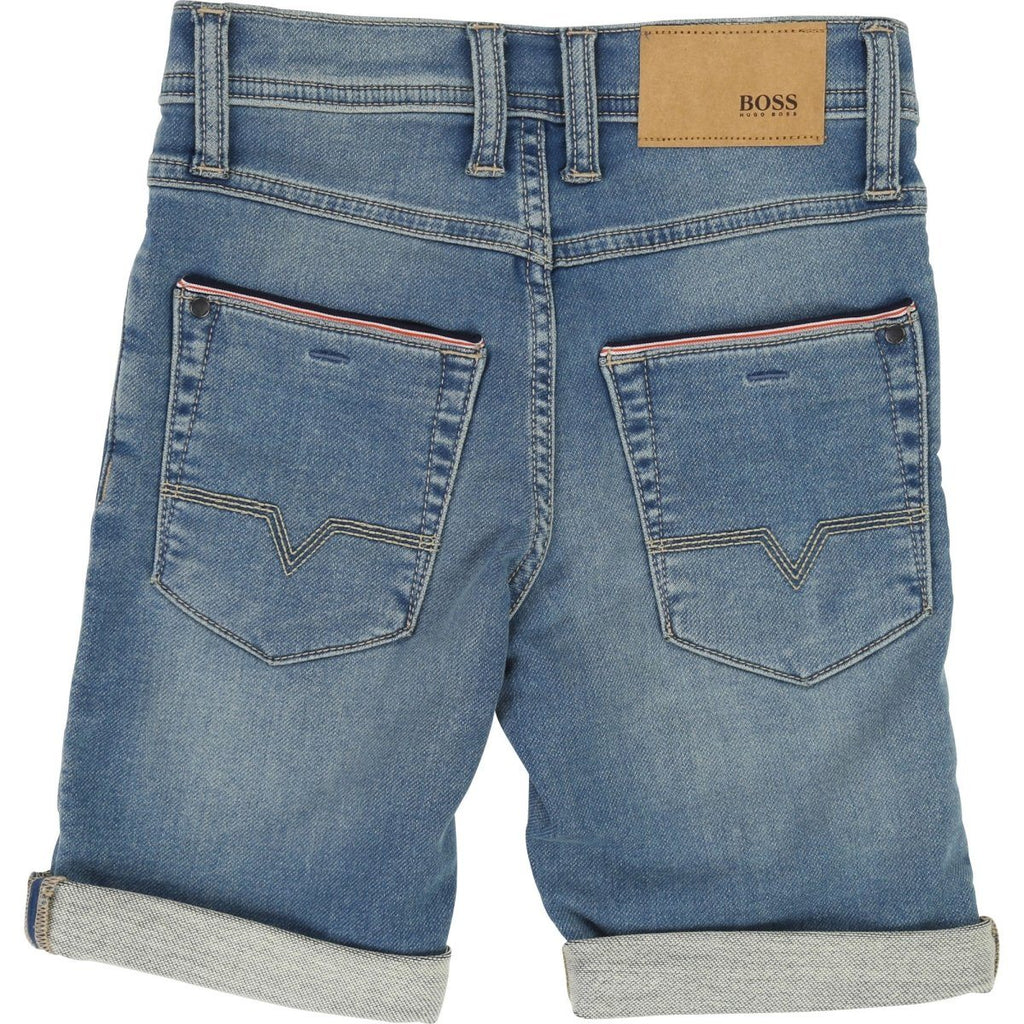 Hugo Boss Boys Denim Bermuda Shorts J24605 - NorthBoys