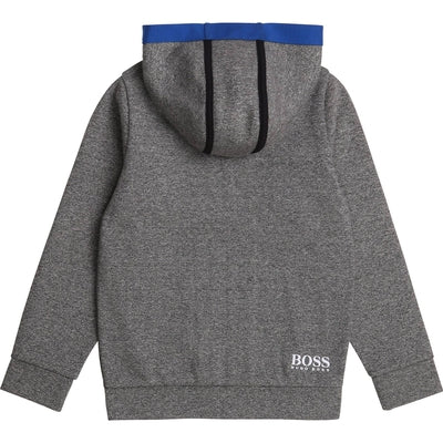 Hugo Boss Boys Grey Zip - Up Sweatshirt - NorthBoys