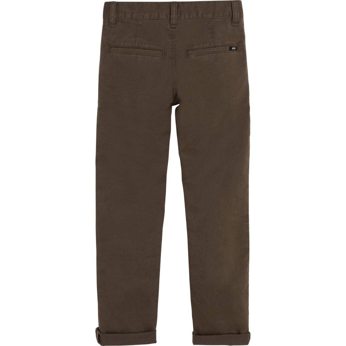 Hugo Boss Boys Khaki Cotton Pants J24732 - NorthBoys