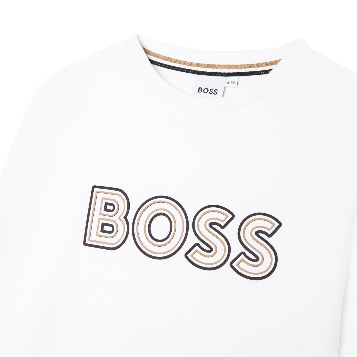 Hugo Boss Boys L/S Shirt w/Logo _White J25M17 - 10B - NorthBoys
