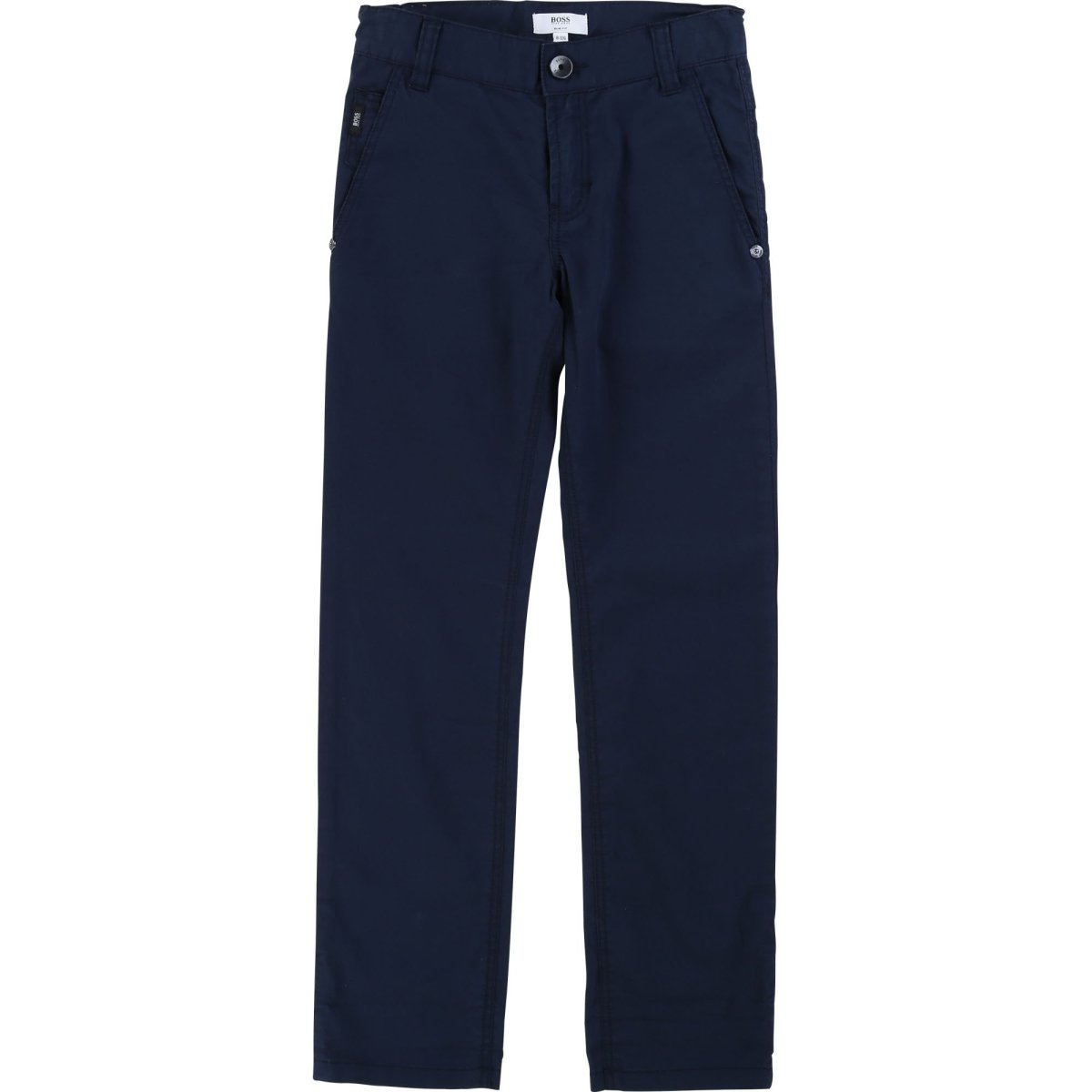 Hugo Boss Boys Navy Cotton Pant - NorthBoys