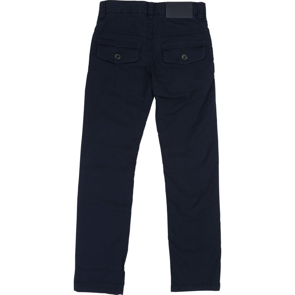 Hugo Boss Boys Navy Cotton Pants J24570 - NorthBoys