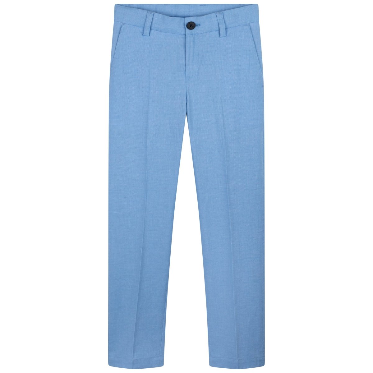 Hugo Boss Boys Oxford 2 Piece Slim Suit_ Pale Blue J26465/J24767-784-NorthBoys