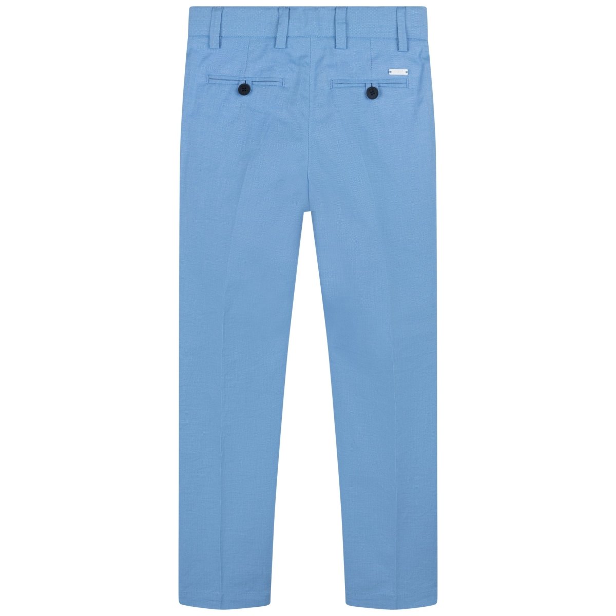 Hugo Boss Boys Oxford 2 Piece Slim Suit_ Pale Blue J26465/J24767-784-NorthBoys
