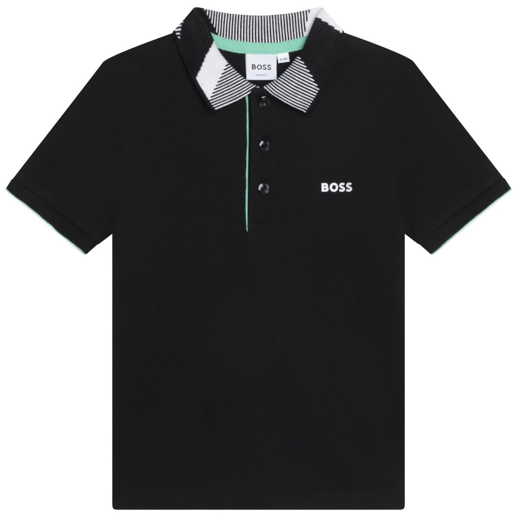 Hugo Boss Boys S/S Polo _ Black J25N58 - 09B - NorthBoys