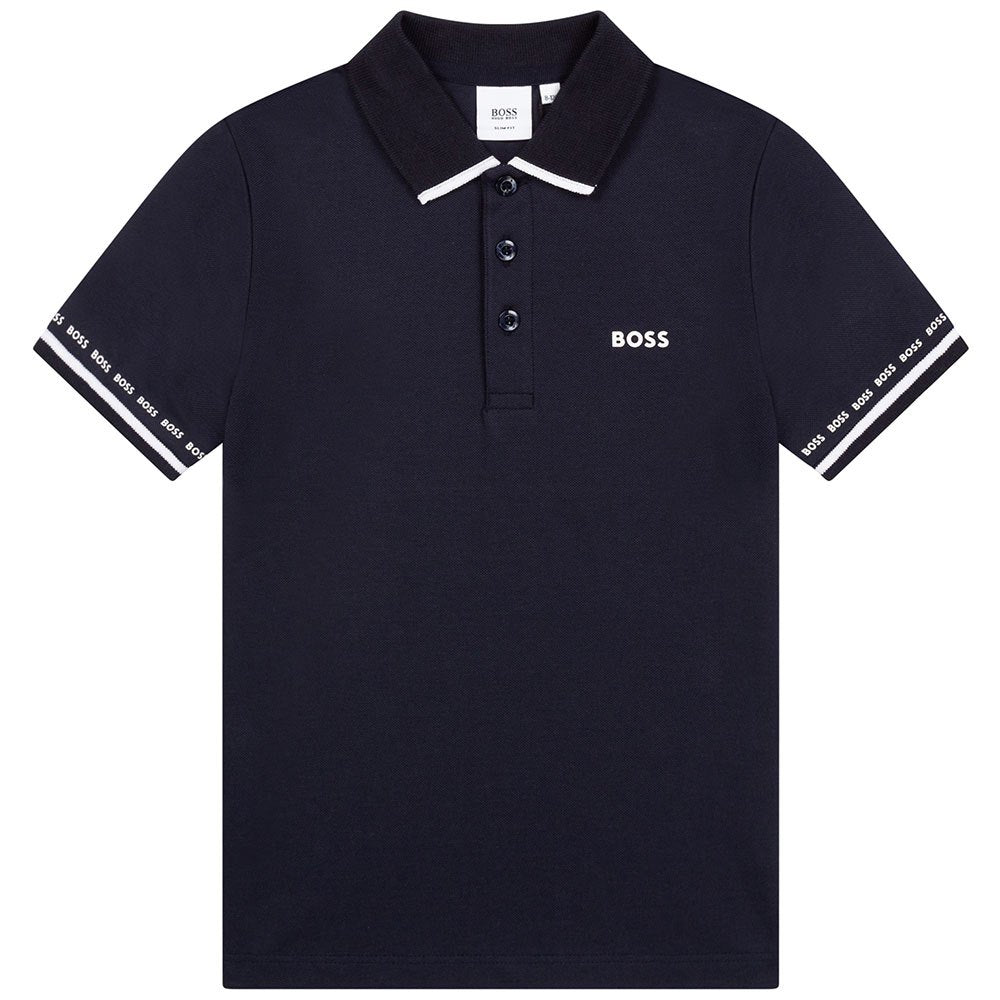 Hugo Boss Boys S/S Polo w/Logo_ Navy J25N53 - 849 - NorthBoys