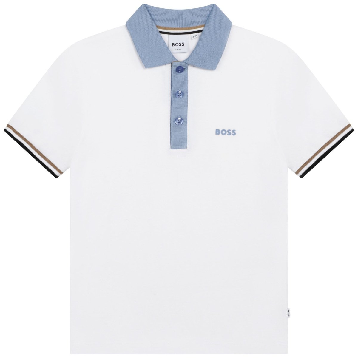 Hugo Boss Boys Short Sleeve Polo _White J25O29 - 10P - NorthBoys