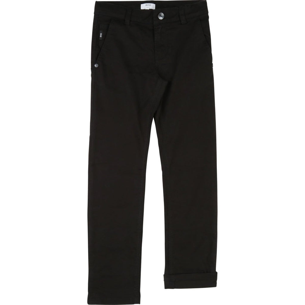 Hugo Boss Boys Slim Fit Cotton Pants 192 J24606 - NorthBoys