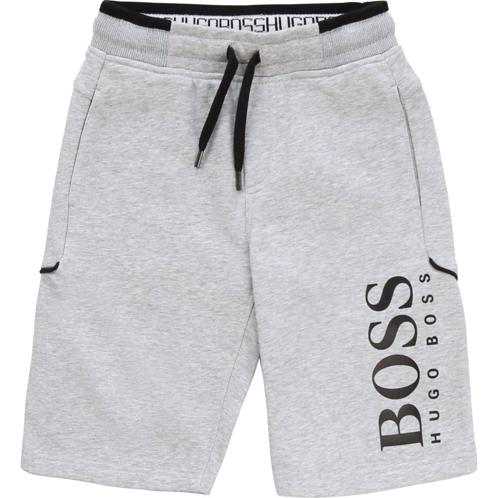 Hugo Boss Boys Sweat Shorts - Grey - NorthBoys