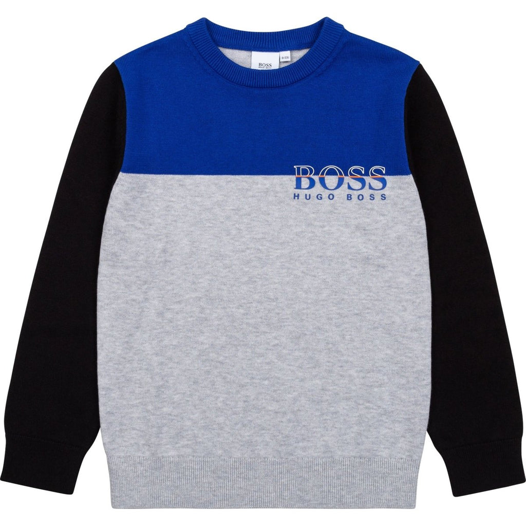 Hugo Boss Boys Sweater With Logo J25L90 - NorthBoys