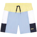 Hugo Boss Boys Swim Shorts_ Blue J24851 - 77A - NorthBoys