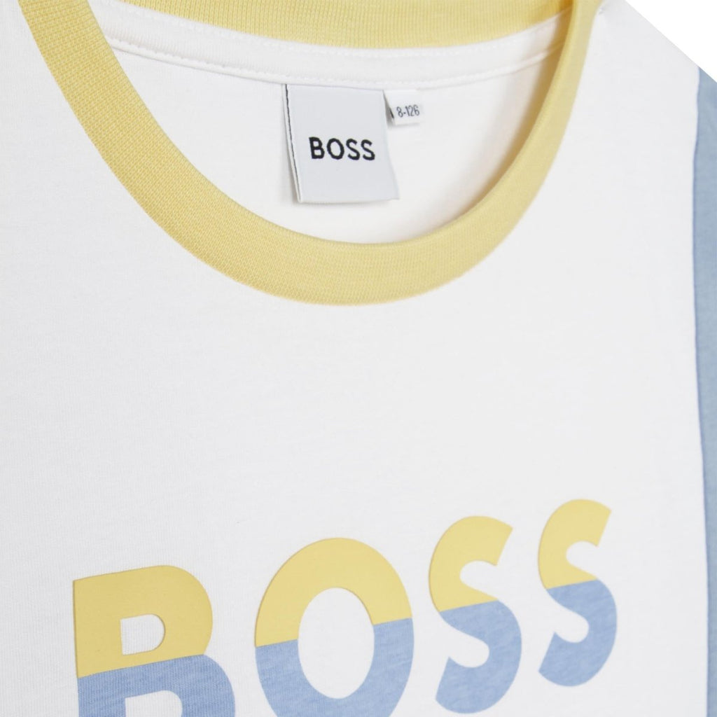 Hugo Boss Boys T-Shirt _ White J25O09 - 10P - NorthBoys
