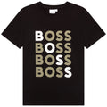 Hugo Boss Boys T-Shirt w/Logo_ Black J25N37 - 09B - NorthBoys