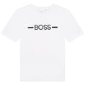 Hugo Boss Boys T-Shirt w/Logo_ White J25N29 - 10B - NorthBoys