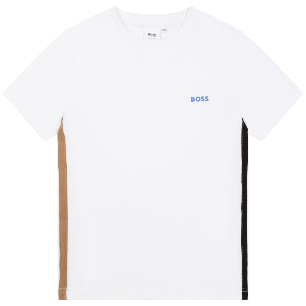 Hugo Boss Boys T-Shirt w/Logo_ White J25N48 - 10B - NorthBoys