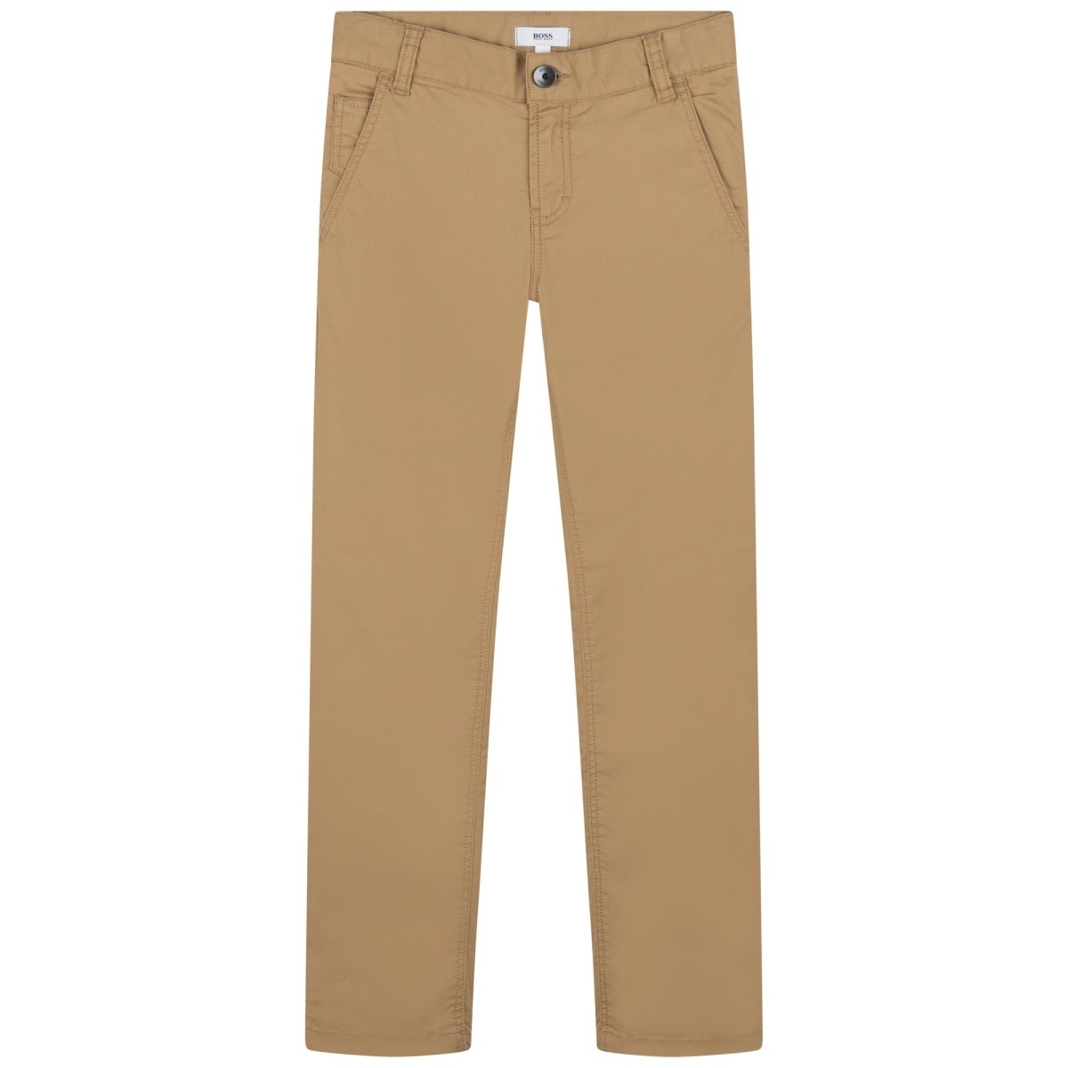 Hugo Boss Boys Twill Pants_ Stone J24763 - 262 - NorthBoys