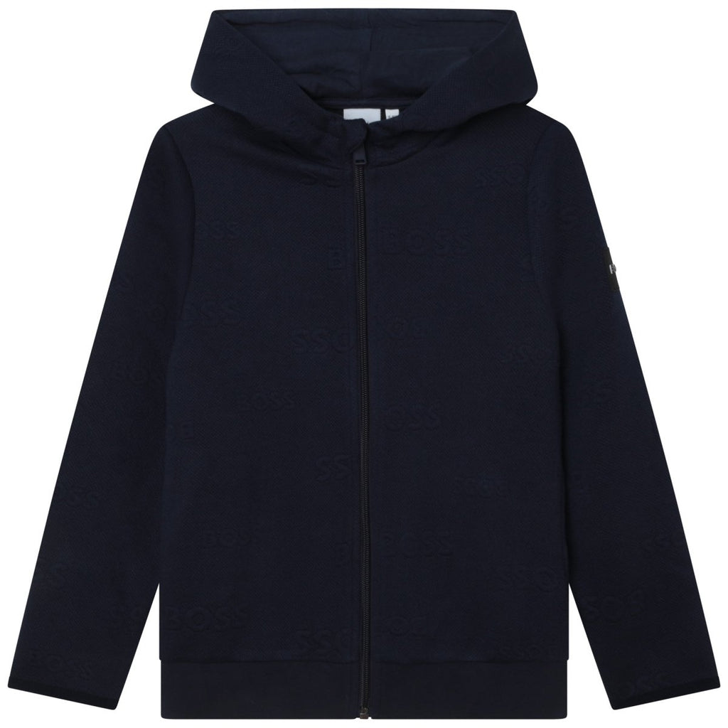 Hugo Boss Boys Zip - Up Hoodie _Navy J25M76 - 849 - NorthBoys