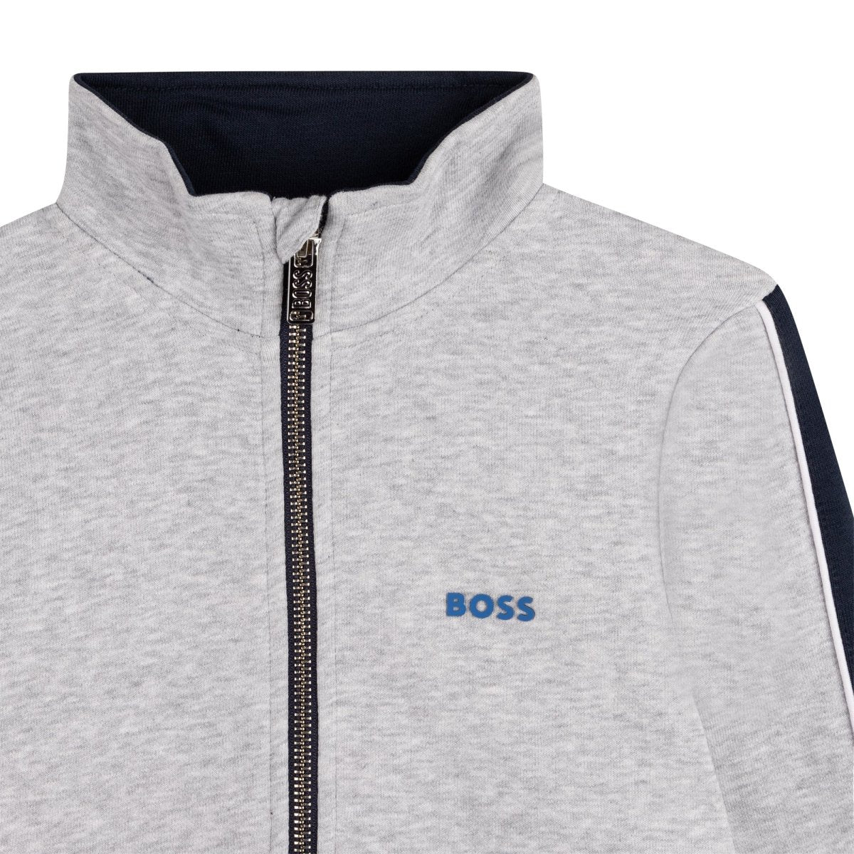 Hugo Boss Boys Zip - Up Track Cardigan _ Grey J25N78 - A32 - NorthBoys
